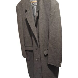 Men's Classic Gray Overcoat